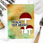 Simon Says Stamp Mushroom Stems Wafer Die s782 Not Alone Mushrooms Card | color-code:ALT05