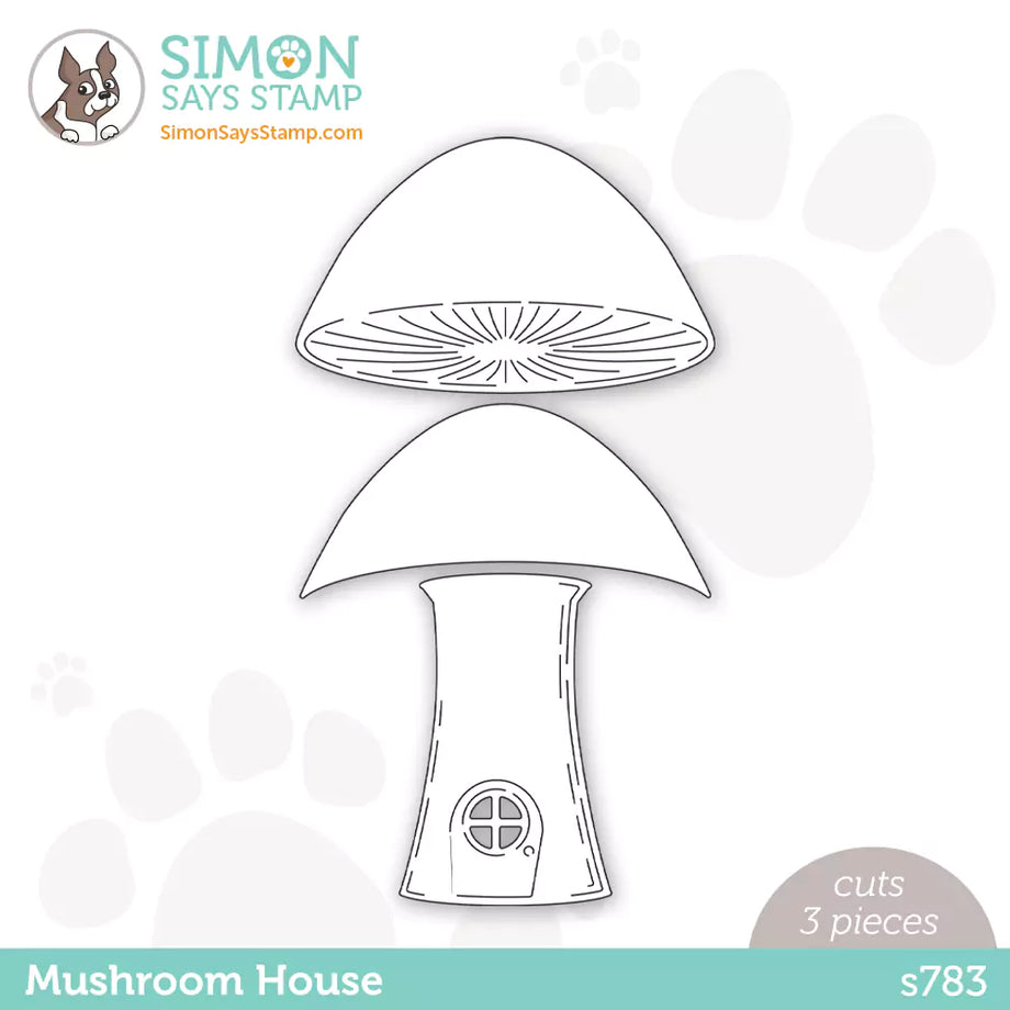 Simon Says Stamp Mushroom House Wafer Die s783 Just For You