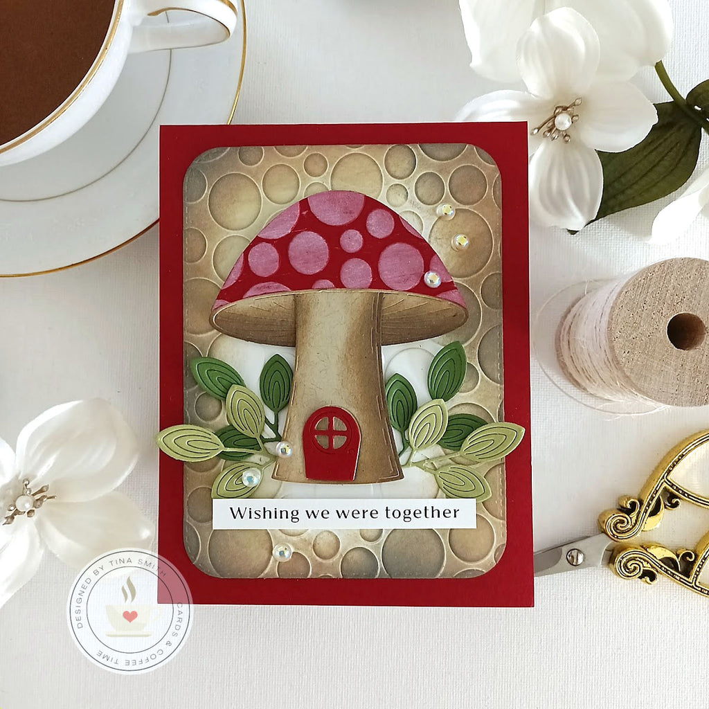 Simon Says Stamp Mushroom House Wafer Die s783 Mushroom House Card | color-code:ALT01