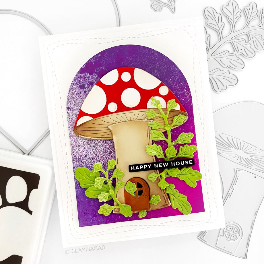 Simon Says Stamp Mushroom House Wafer Die s783 Just For You