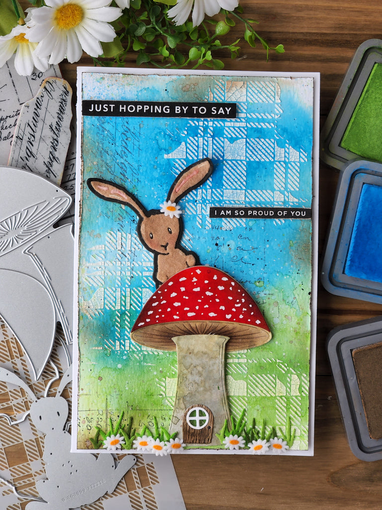 Simon Says Stamp Mushroom House Wafer Die s783 Mushroom House Card | color-code:ALT05