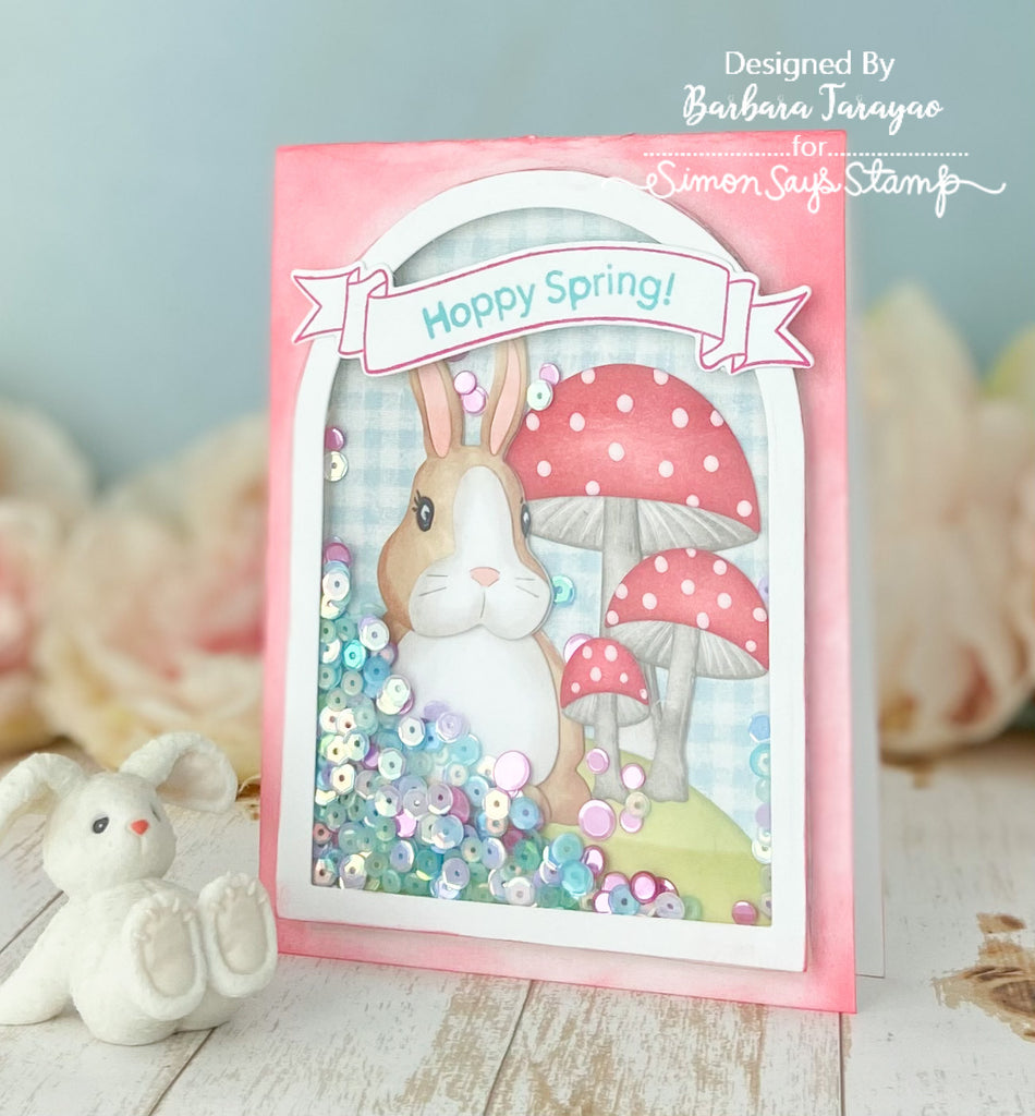 Simon Says Stamp Layered Bunny Wafer Die s784 Easter Card | color-code:ALT02