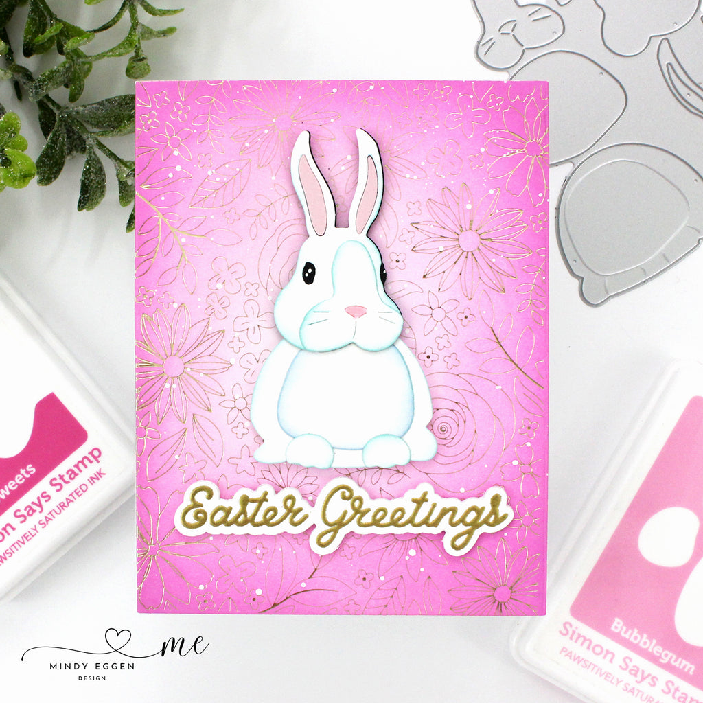 Simon Says Stamp Layered Bunny Wafer Die s784 Easter Card | color-code:ALT05