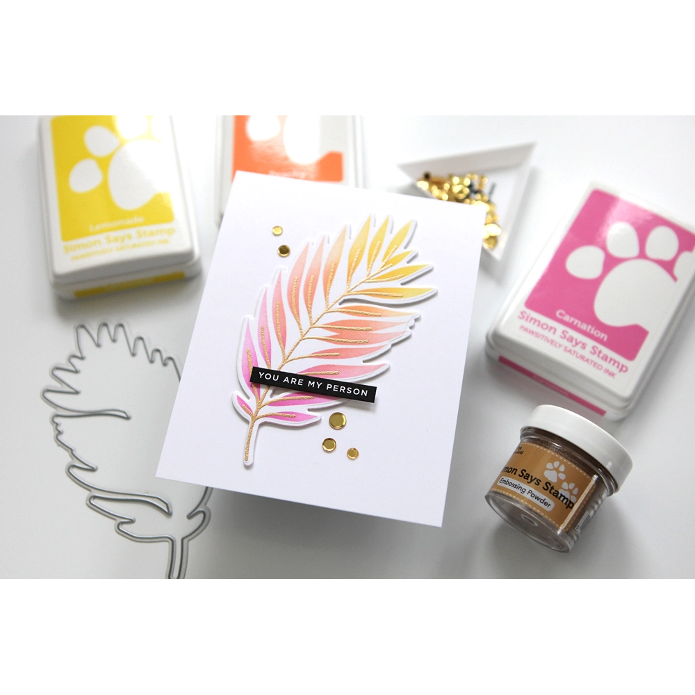 Simon Says Stamp Stencil FANTASTIC FLOWERS ssst221670c You are My Person Card | color-code:ALT10