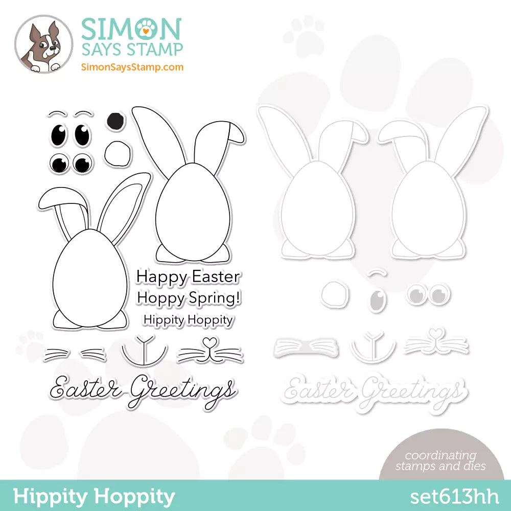 Simon Says Stamps and Dies Hippity Hoppity set613hh Just For You