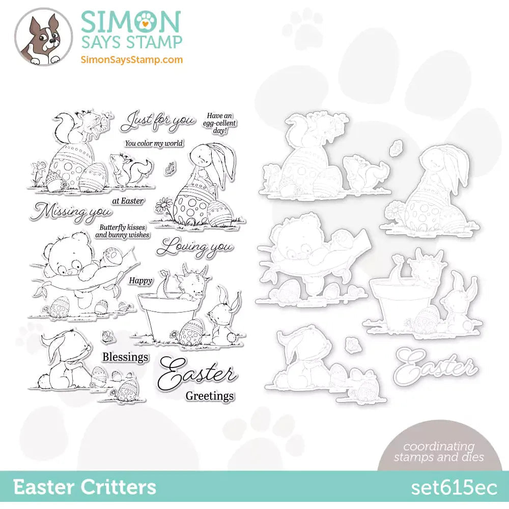 Simon Says Stamps and Dies Easter Critters set615ec Just For You