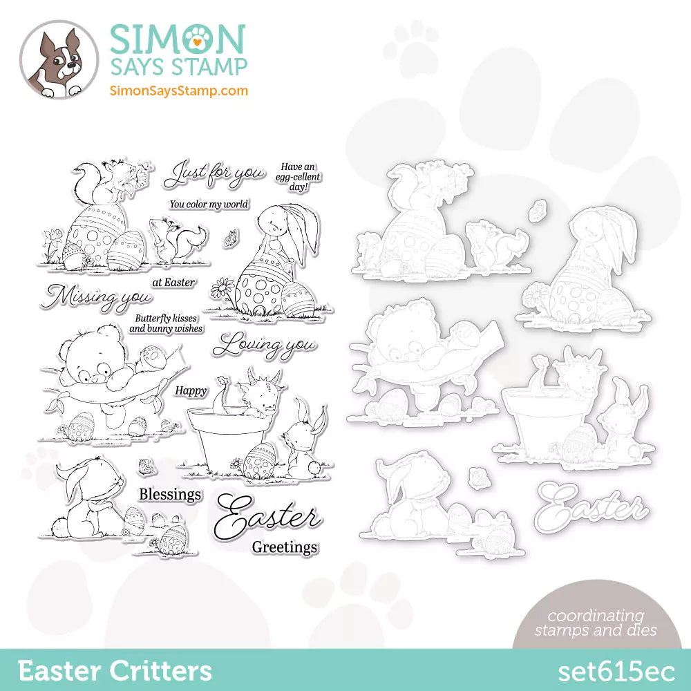 Simon Says Stamps and Dies Easter Critters set615ec Just For You