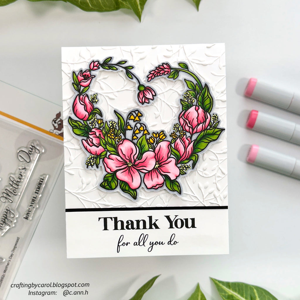 Simon Says Stamps and Dies Mother's Day Dogwood set624md Mother's Day Card | color-code:ALT05