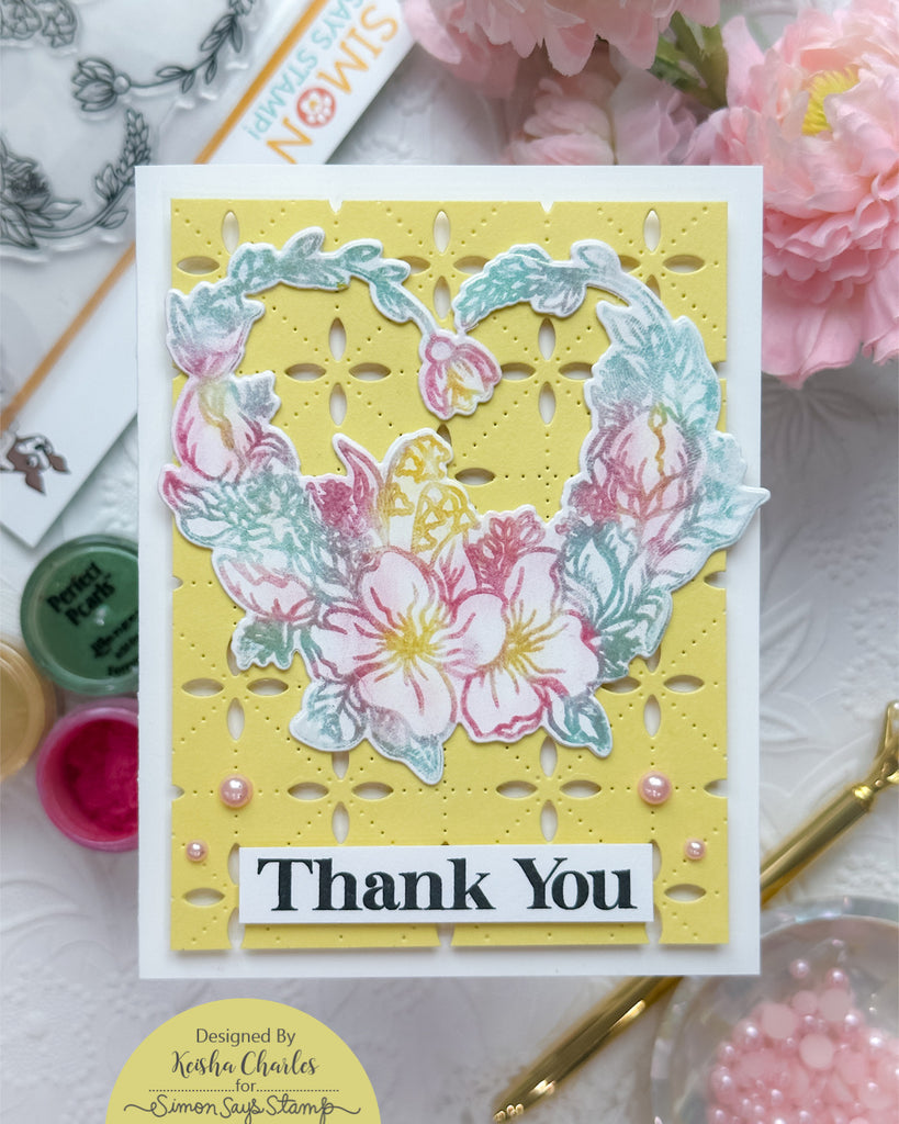 Simon Says Stamps and Dies Mother's Day Dogwood set624md Thank You Card | color-code:ALT10