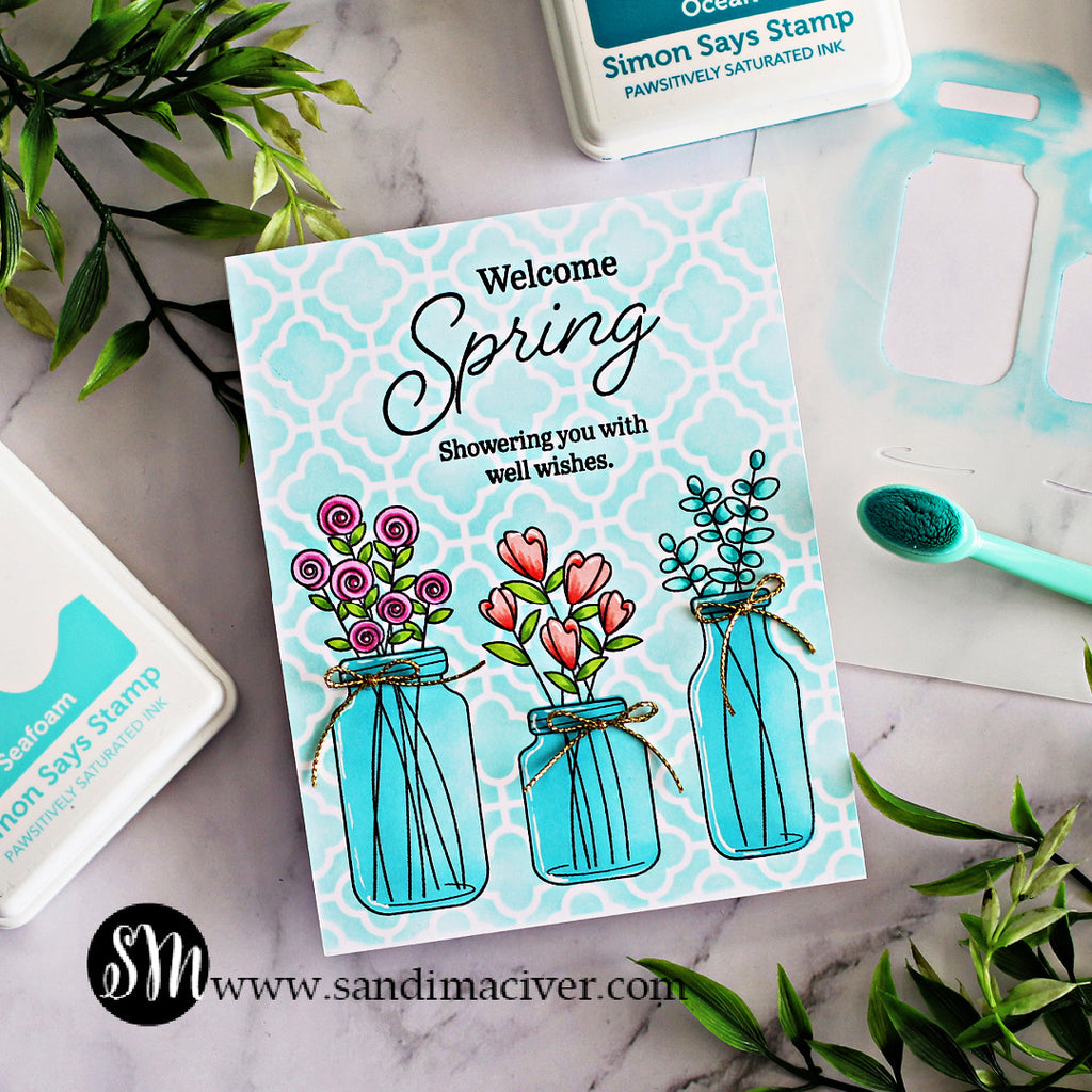 Simon Says Stamps and Dies Garden Fresh set625gf Spring Card | color-code:ALT06