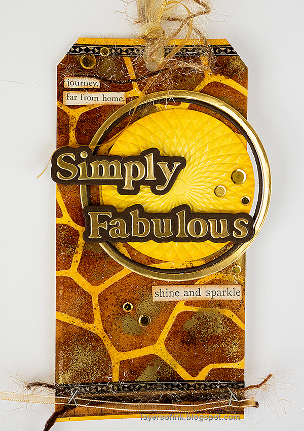 Simon Says Stamp SIMPLY FABULOUS Wafer Die sssd112754 Simply Fabulous Tag | color-code:ALT11