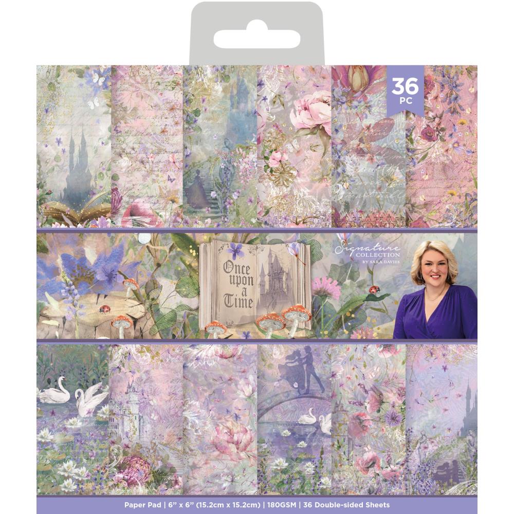 Crafter's Companion Once Upon A Time 6 x 6 Paper Pad s-ouat-pad6