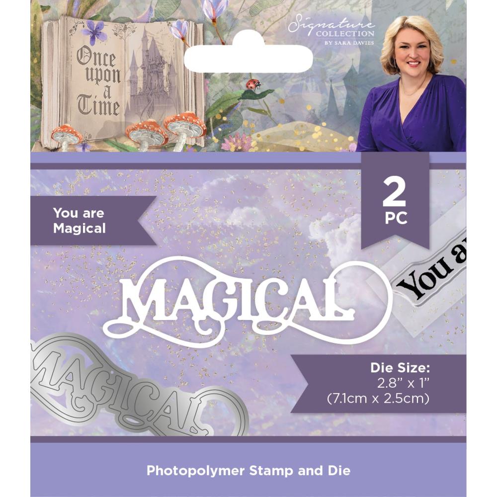 Crafter's Companion You Are Magical Stamp And Die Set s-ouat-std-yamag