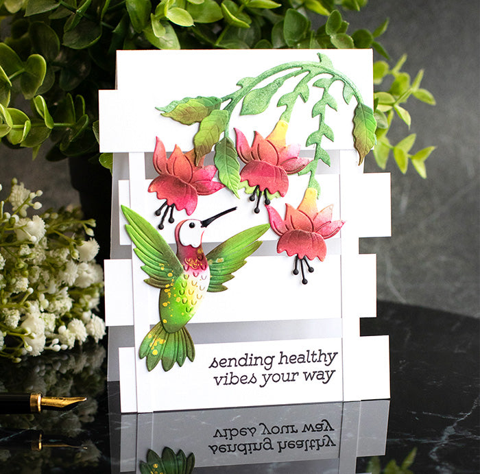 S7-231 Spellbinders Hummingbird Card Creator Etched Dies healthy vibes | color-code:ALT01