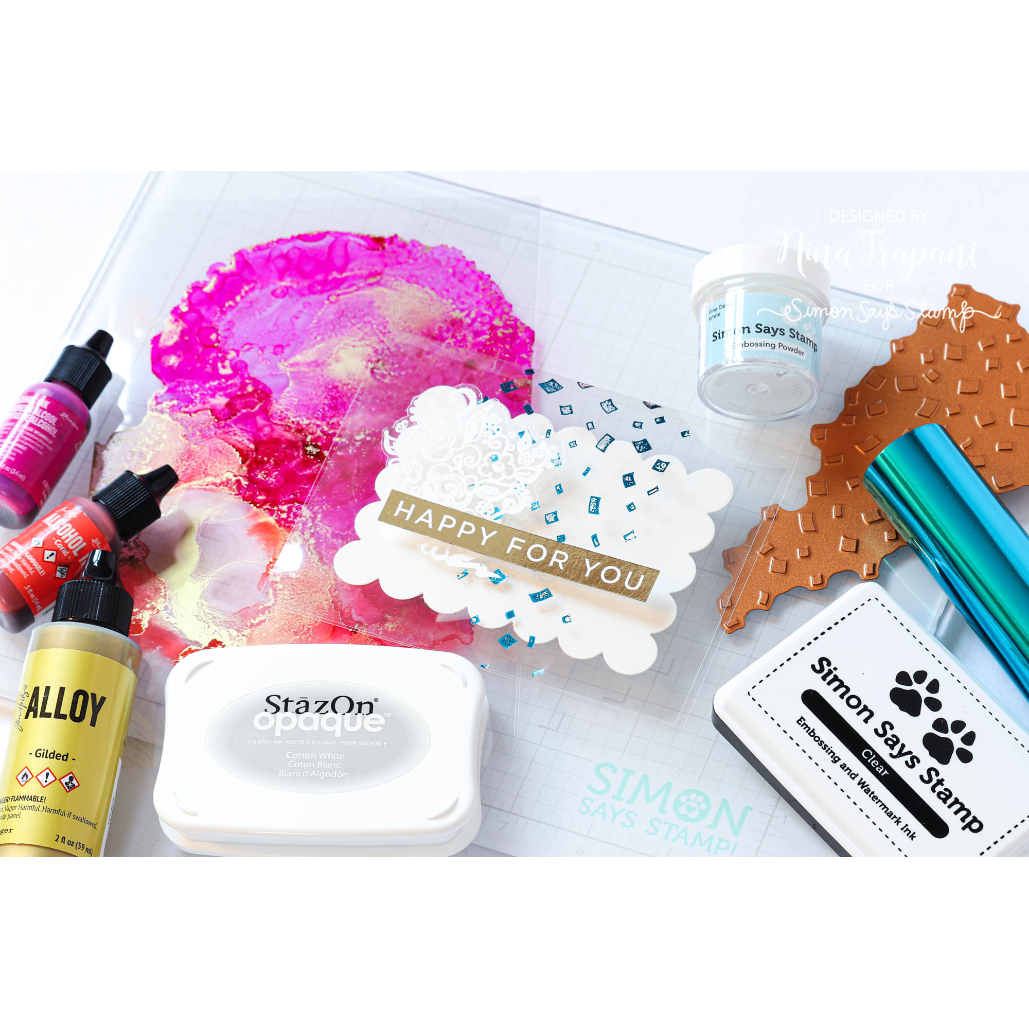 Clear Lightweight Acetate Hot Foil Confetti | color-code:ALT12