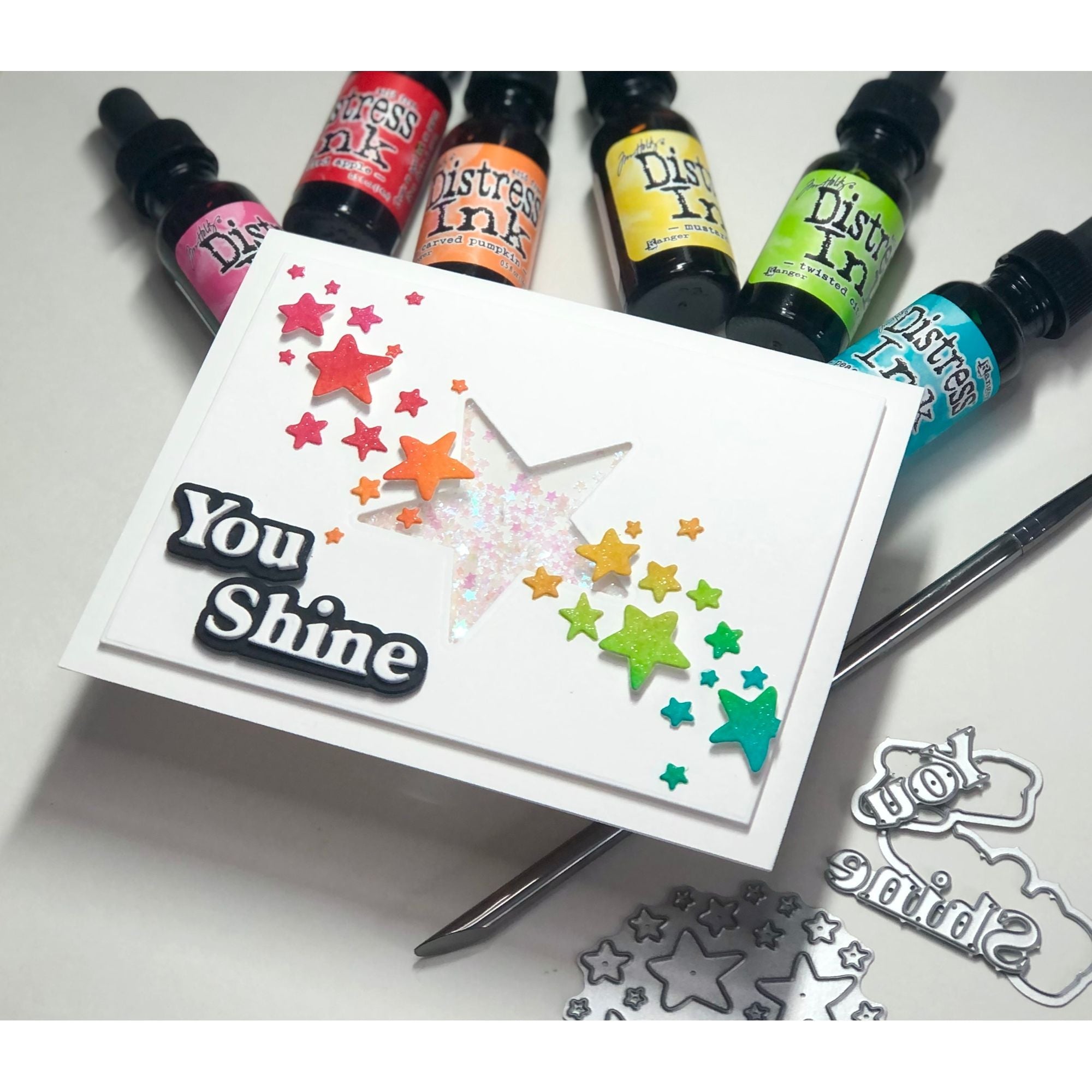 Clear Lightweight Acetate Shaker Card | color-code:ALT09