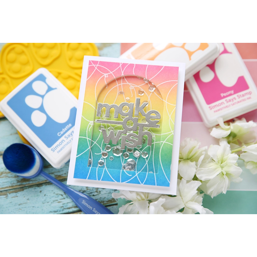 Simon Says Stamp MAKE A WISH Wafer Dies sssd112722