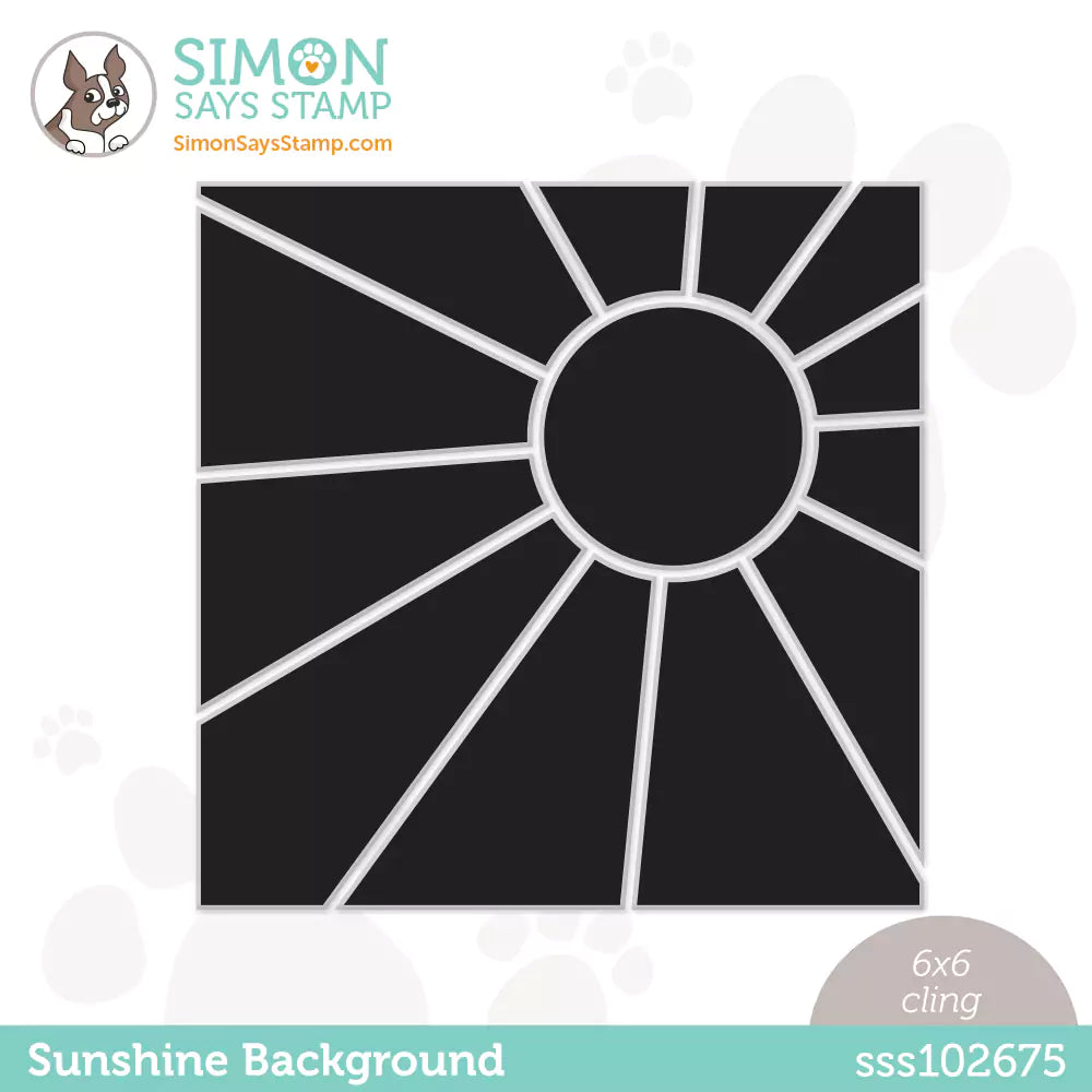 Simon Says Cling Stamps Sunshine Background sss102675 Just For You