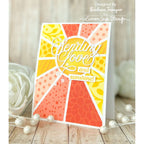 Simon Says Cling Stamps Sunshine Background sss102675 Sending Love Card | color-code:ALT01