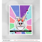 Simon Says Cling Stamps Sunshine Background sss102675 Easter Bunny Card | color-code:ALT09