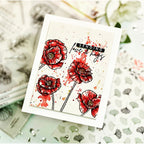 Simon Says Clear Stamps POPPY PERFECTION sss202517c Love Card  | color-code:ALT12