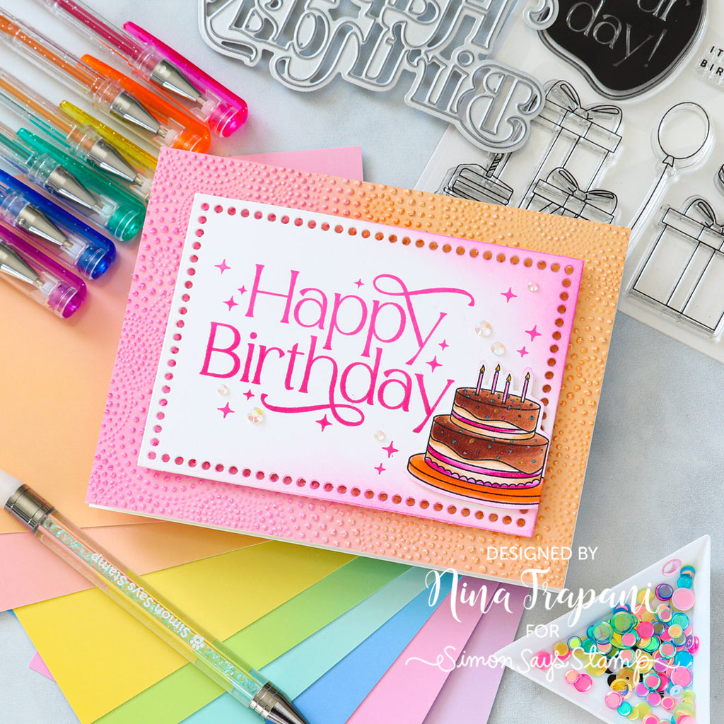 Simon Says Clear Stamps Best Year Yet sss202518c Birthday Card | color-code:ALT01