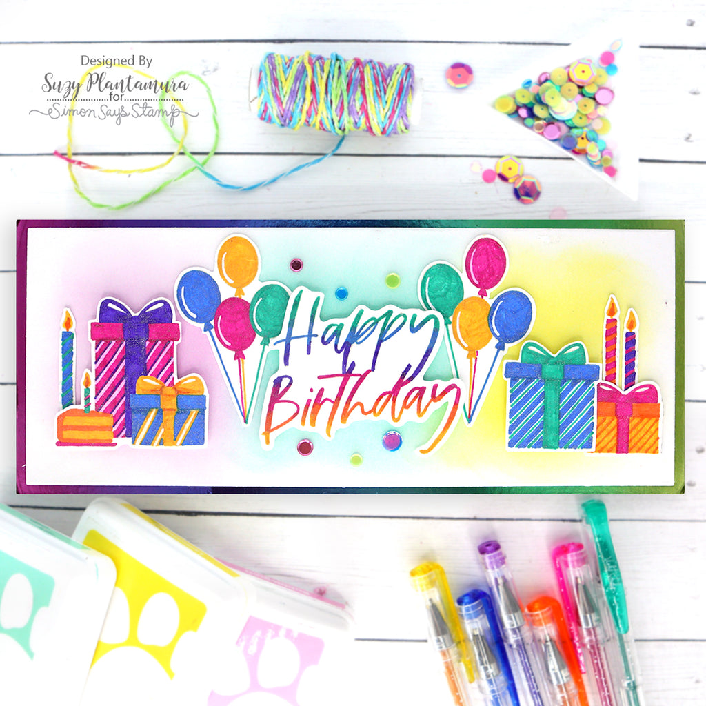 Simon Says Clear Stamps Best Year Yet sss202518c Birthday Card | color-code:ALT05