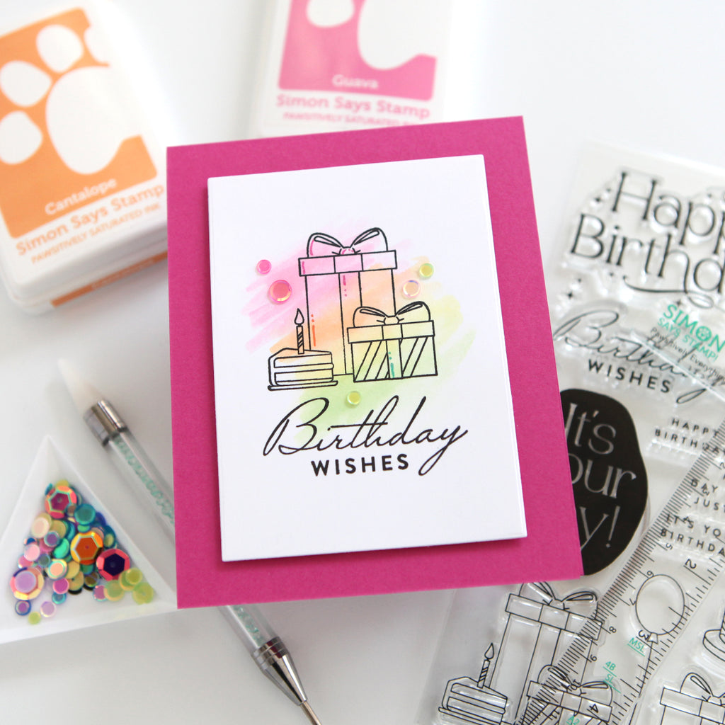 Simon Says Clear Stamps Best Year Yet sss202518c Birthday Card | color-code:ALT12