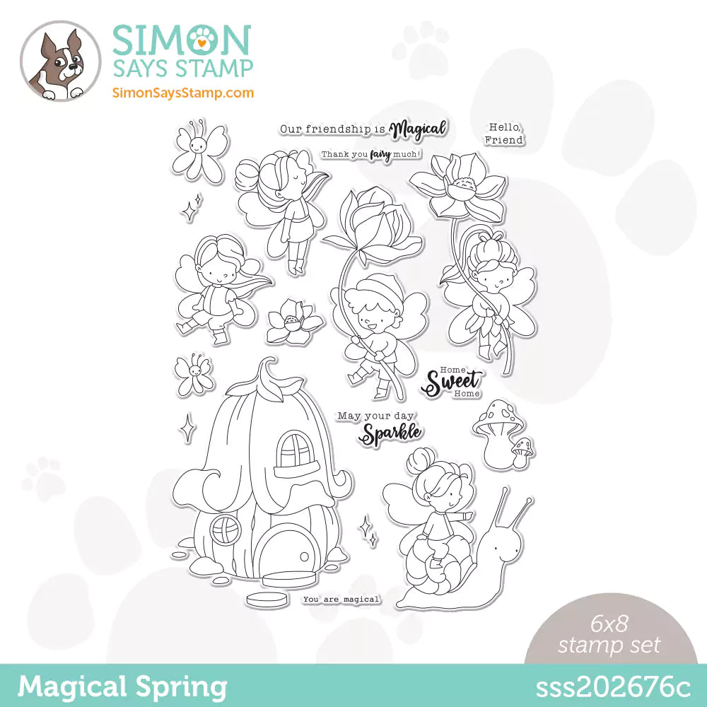 Simon Says Clear Stamps Magical Spring sss202676c Just For You