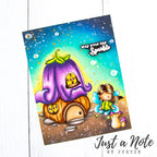 Simon Says Clear Stamps Magical Spring sss202676c Fairies Spring Scene Card | color-code:ALT05