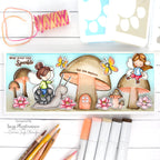 Simon Says Clear Stamps Magical Spring sss202676c Fairies Spring Scene Card | color-code:ALT07