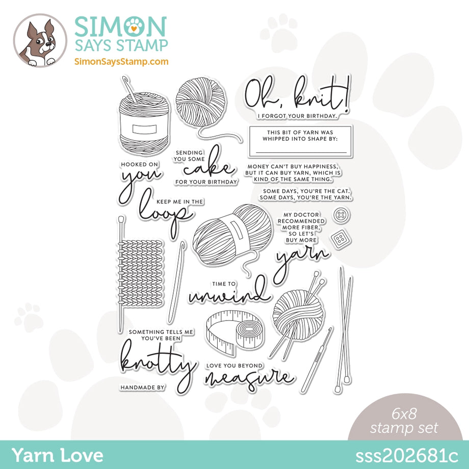 Simon Says Clear Stamps Yarn Love sss202681c Beautiful Days – Simon Says  Stamp