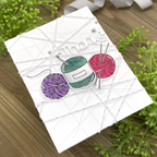 Simon Says Clear Stamps Yarn Love sss202681c Yarn Thanks Card | color-code:ALT12