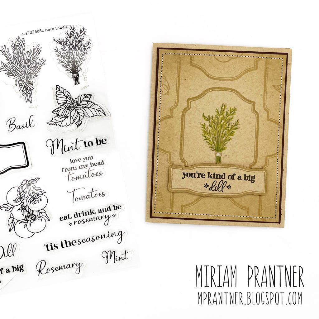 Simon Says Clear Stamps Herb Labels sss202688c Herb Card | color-code:ALT01