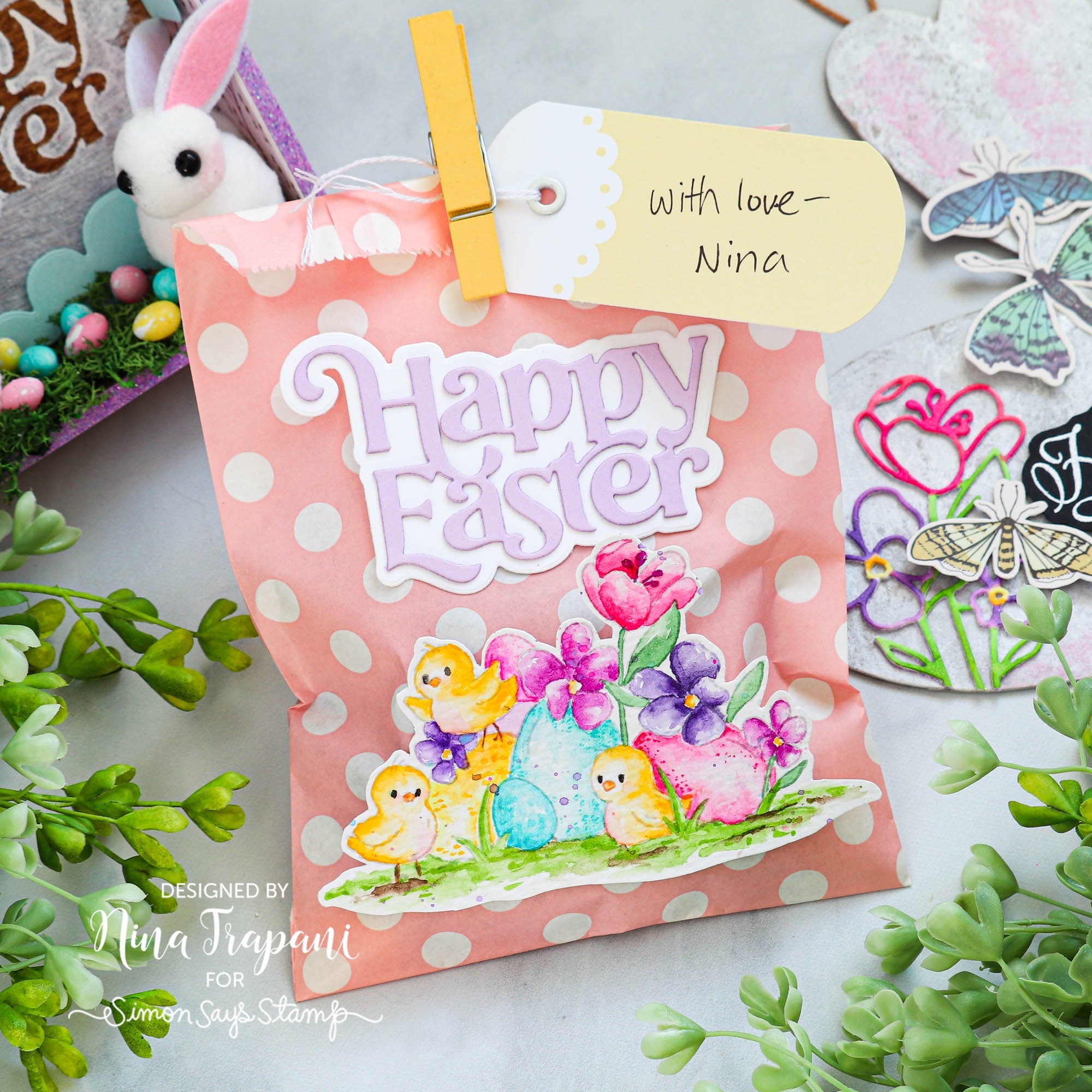 Simon Says Clear Stamps SWEET TWEETS sss202690c Easter Treat Bag | color-code:ALT03