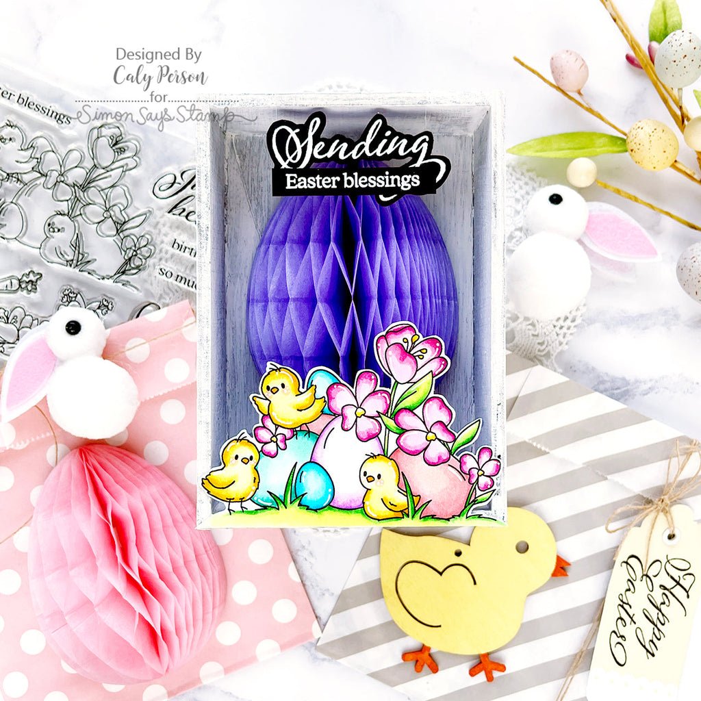 Simon Says Clear Stamps SWEET TWEETS sss202690c Easter Vignette Box | color-code:ALT04