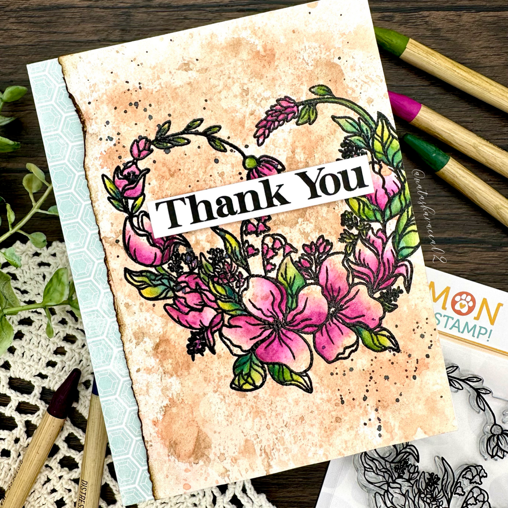 Simon Says Clear Stamps Mother's Day Dogwood sss202692c  Thank You Card | color-code:ALT02
