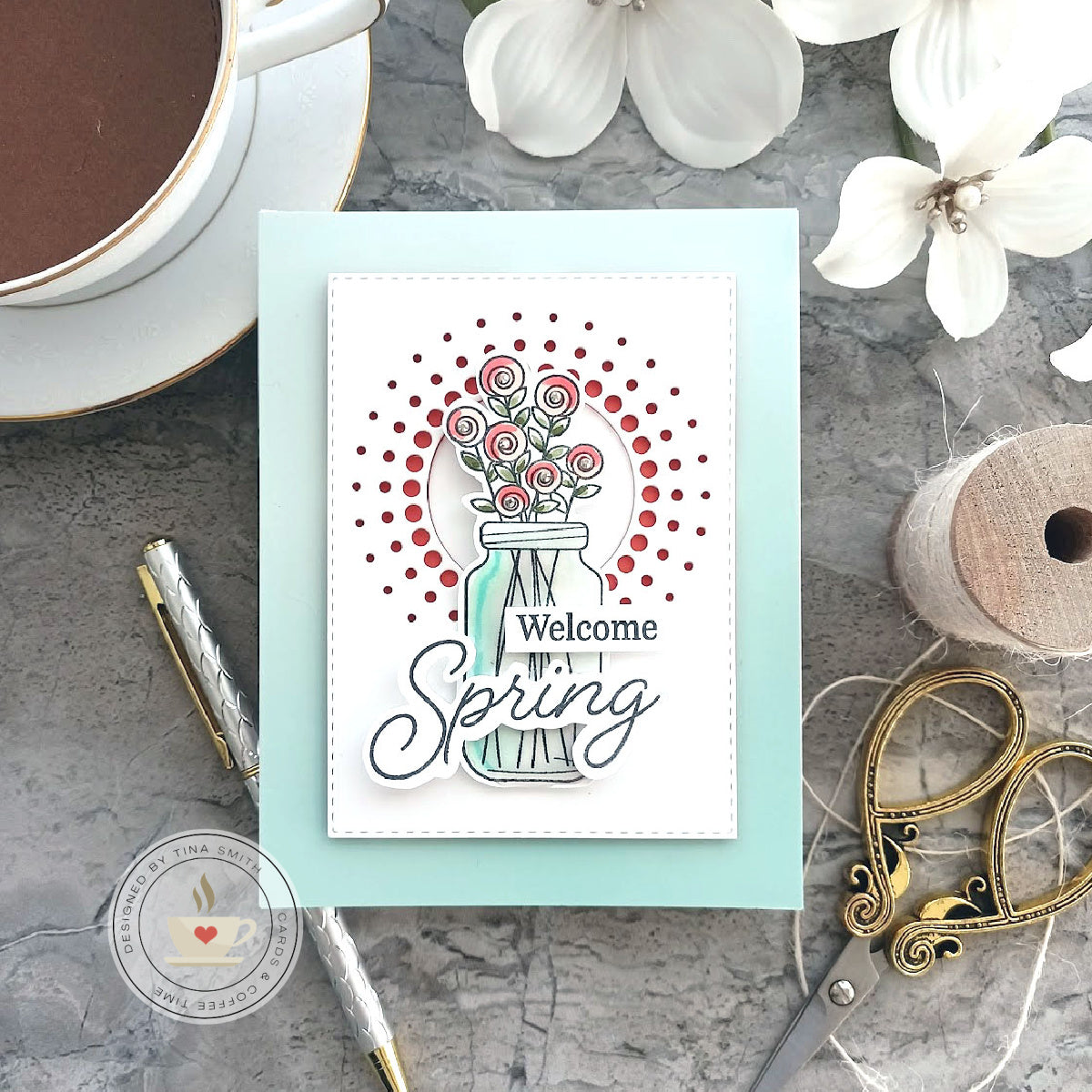 Simon Says Clear Stamps Garden Fresh sss202693c Spring Card | color-code:ALT03