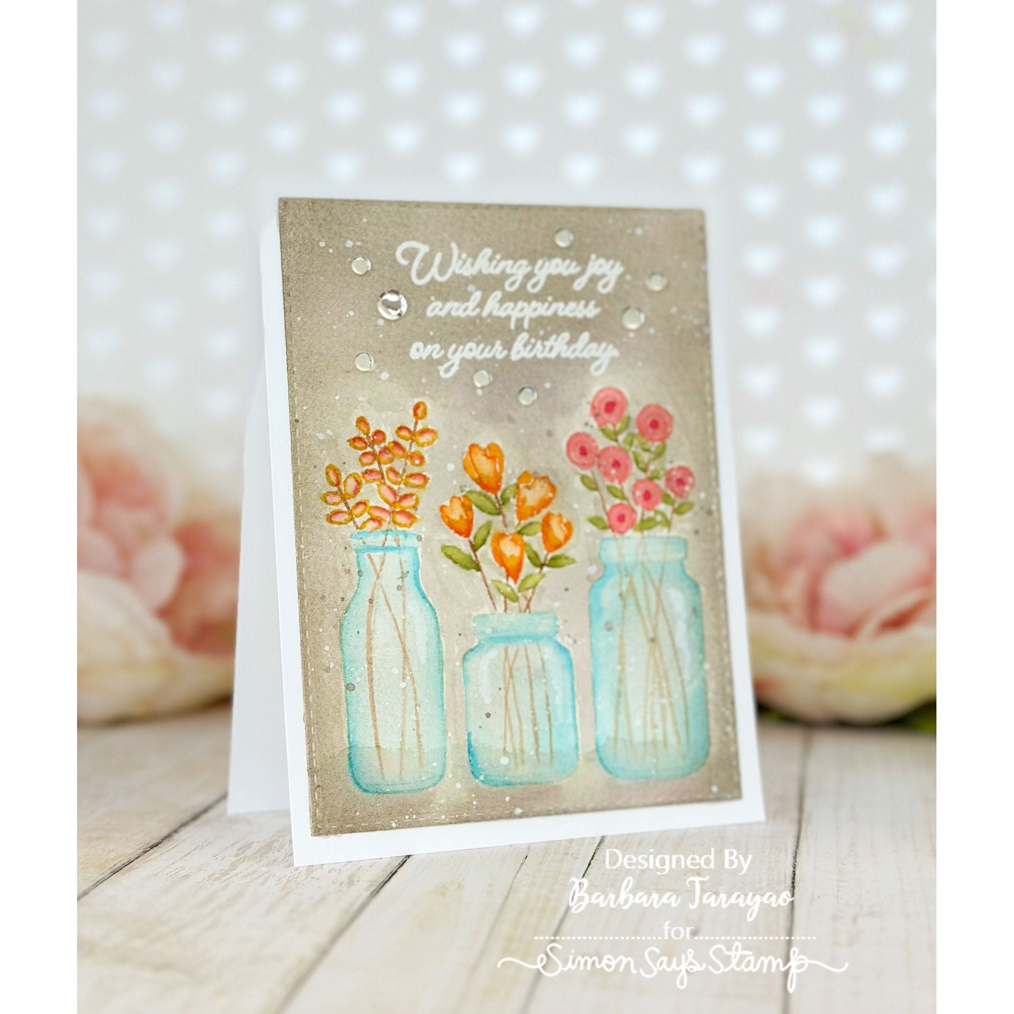 Simon Says Clear Stamps Garden Fresh sss202693c Spring Birthday Card | color-code:ALT13