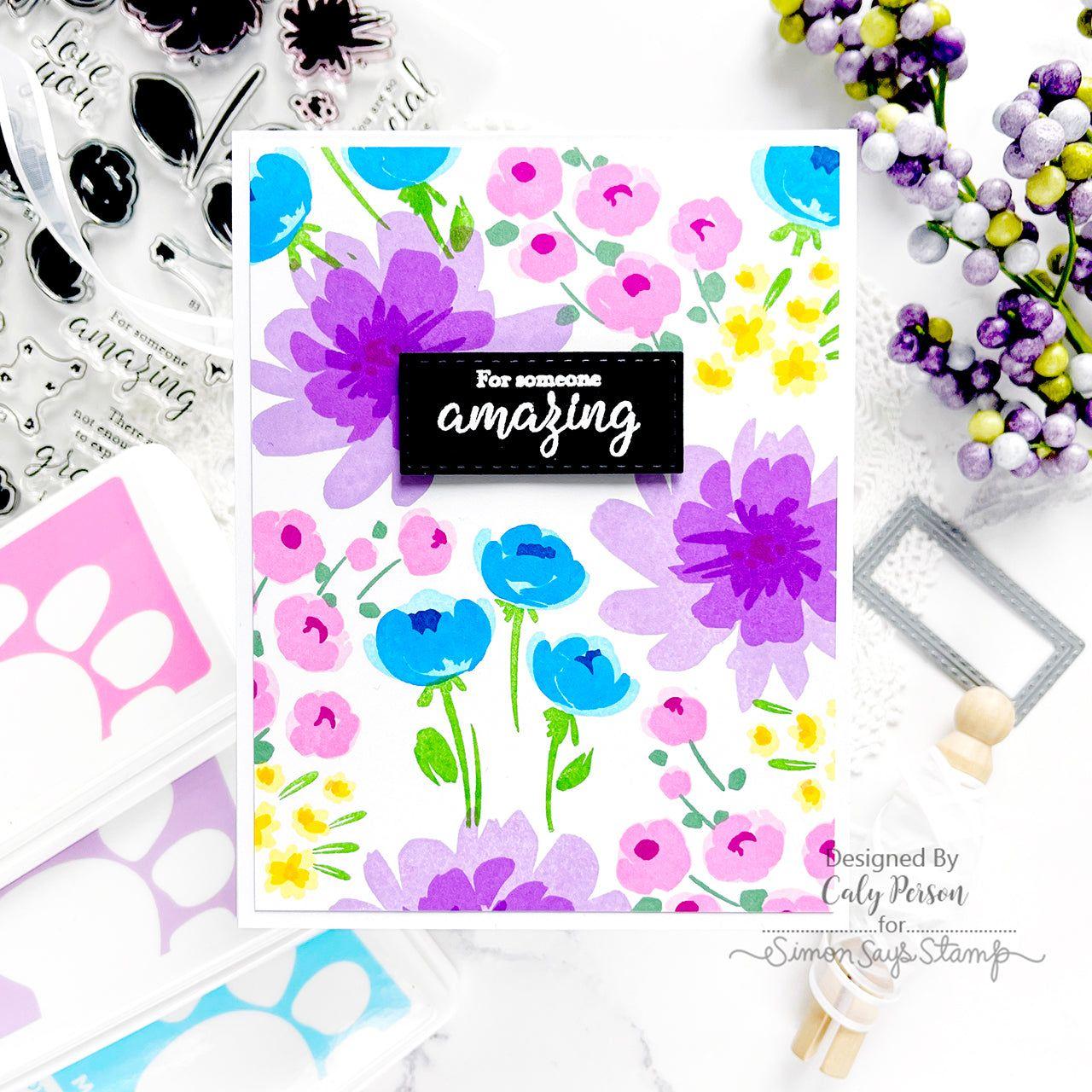 Simon Says Clear Stamps Fresh Air Flowers sss202703 Mother's Day Card | color-code:ALT03