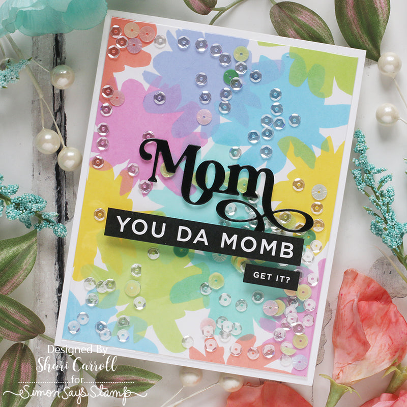 Simon Says Clear Stamps Fresh Air Flowers sss202703 Mother's Day Card | color-code:ALT04