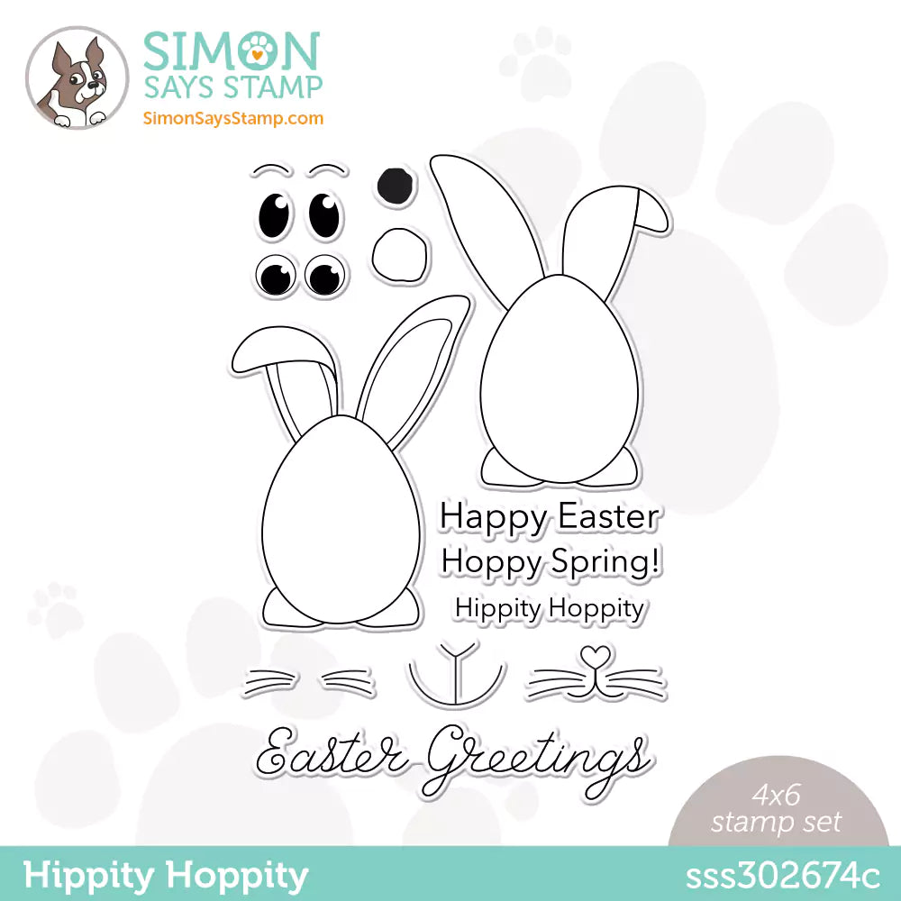 Simon Says Clear Stamps Hippity Hoppity sss302674c Just For You