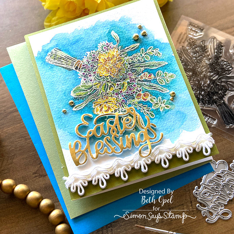 Simon Says Clear Stamps Mother's Day Bouquet sss302682c Easter Card | color-code:ALT04