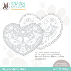 Simon Says Stamp Happy Hello Wafer Dies sssd112616c