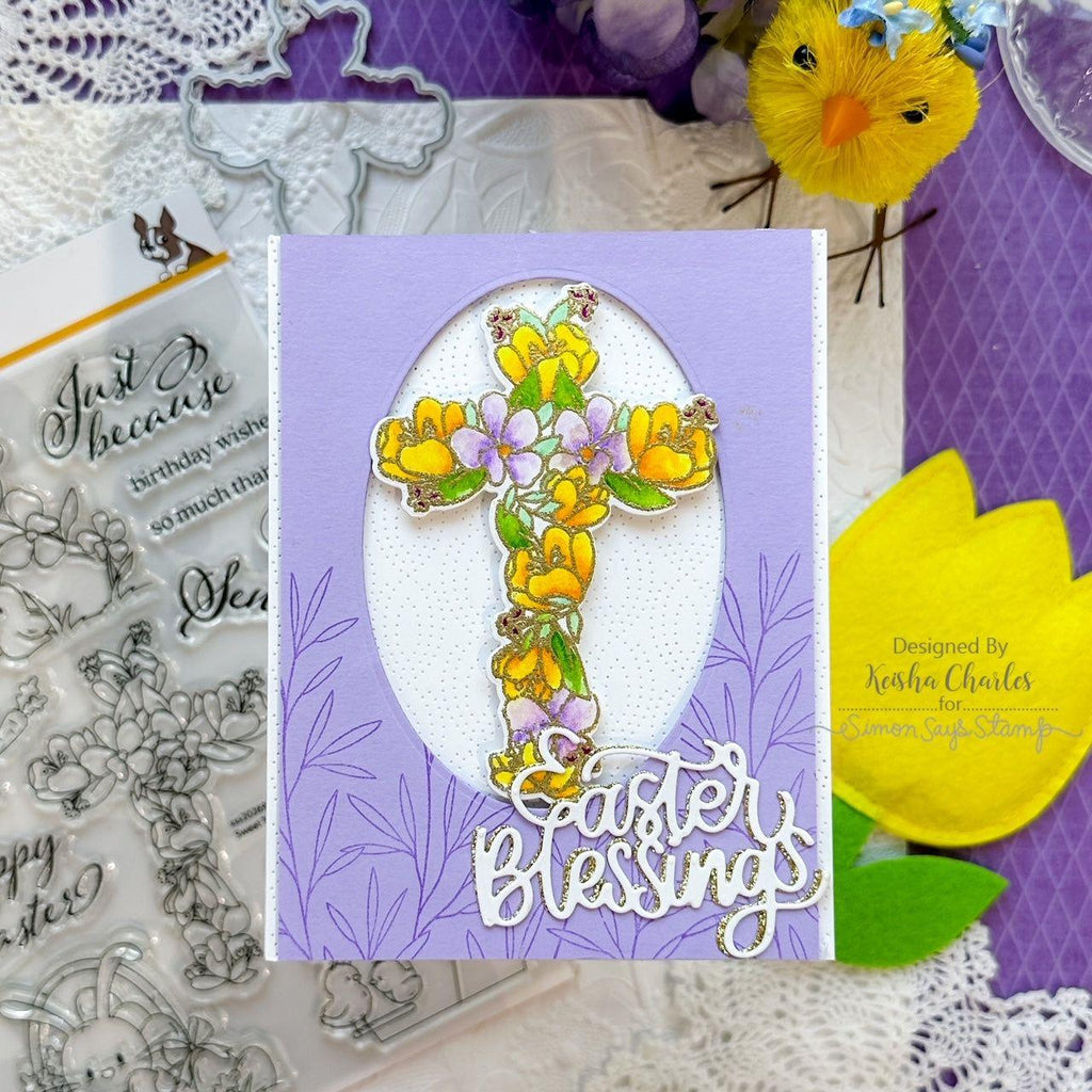 Simon Says Stamp Easter Blessings Wafer Dies sssd112738 Easter Blessings Card | color-code:ALT04