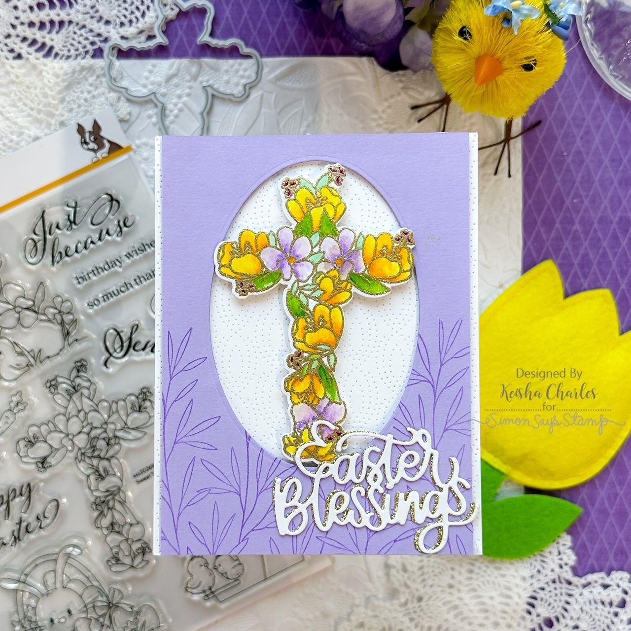 Simon Says Stamp Easter Blessings Wafer Dies sssd112738 Easter Blessings Card | color-code:ALT04