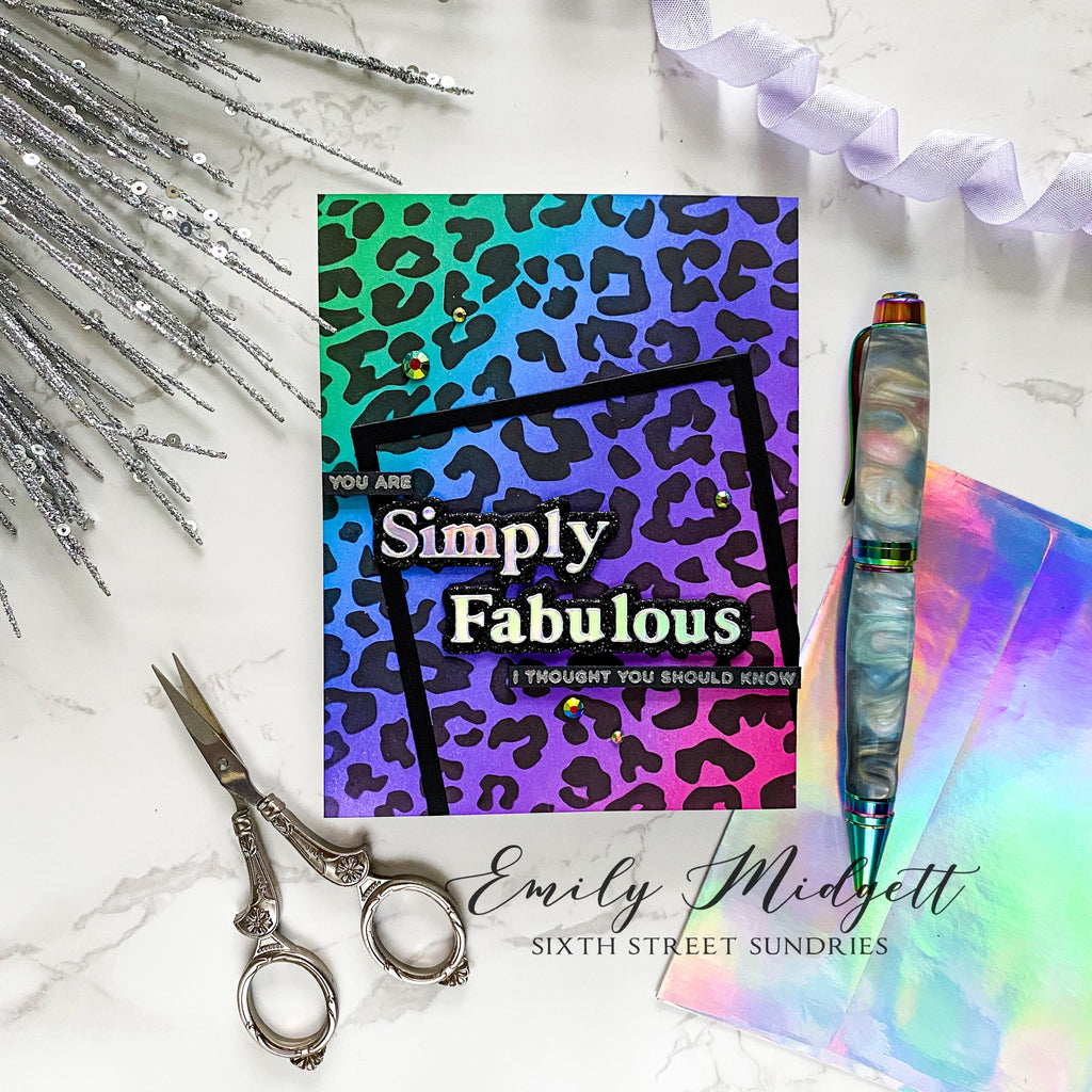 Simon Says Stamp SIMPLY FABULOUS Wafer Die sssd112754 Simply Fabulous Card | color-code:ALT03