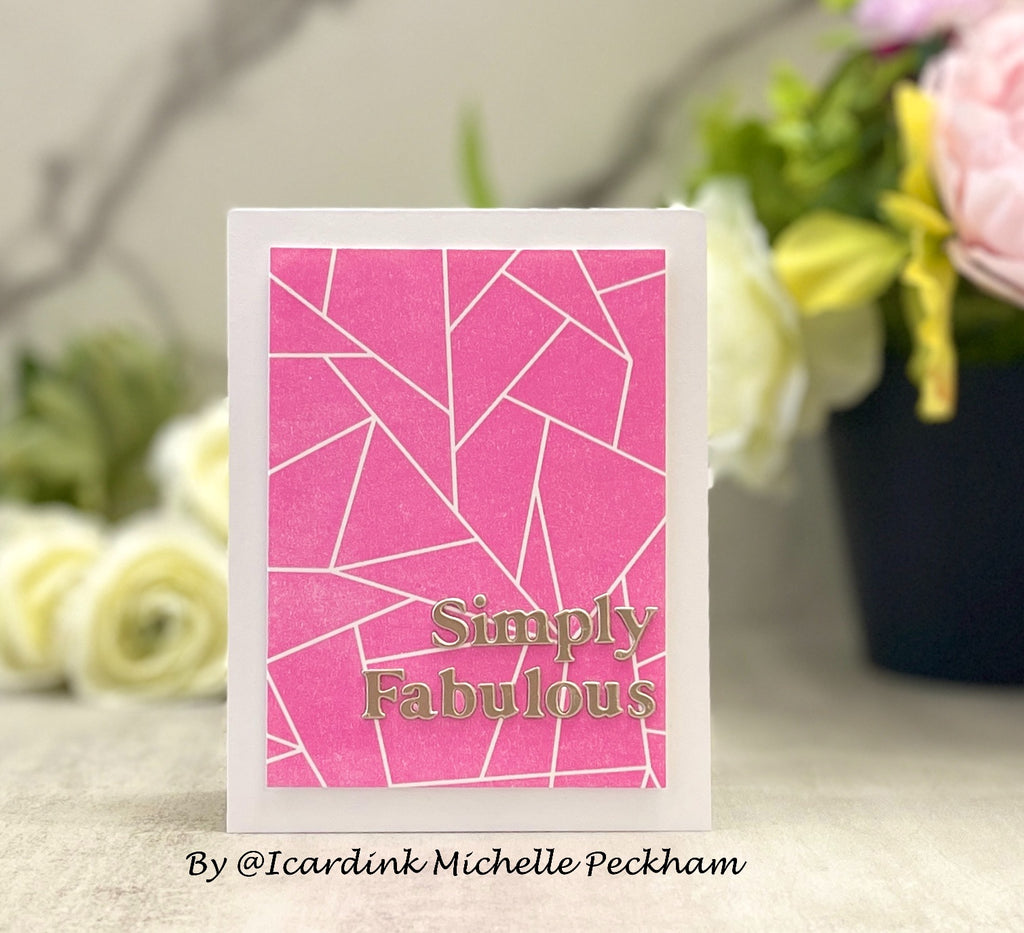 Simon Says Stamp SIMPLY FABULOUS Wafer Die sssd112754 Simply Fabulous Card | color-code:ALT09