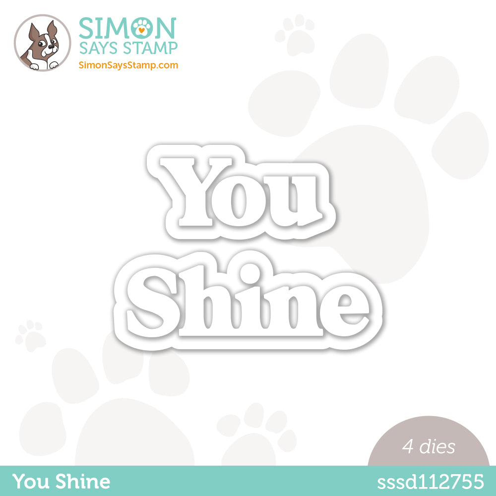 Simon Says Stamp YOU SHINE Wafer Die sssd112755 Be Creative