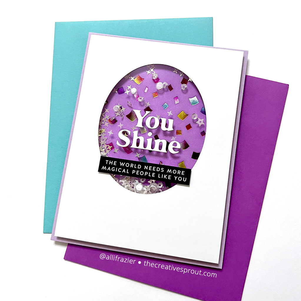 Simon Says Stamp YOU SHINE Wafer Die sssd112755 You Shine Card | color-code:ALT01